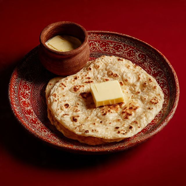 Laccha Parataha (Butter)