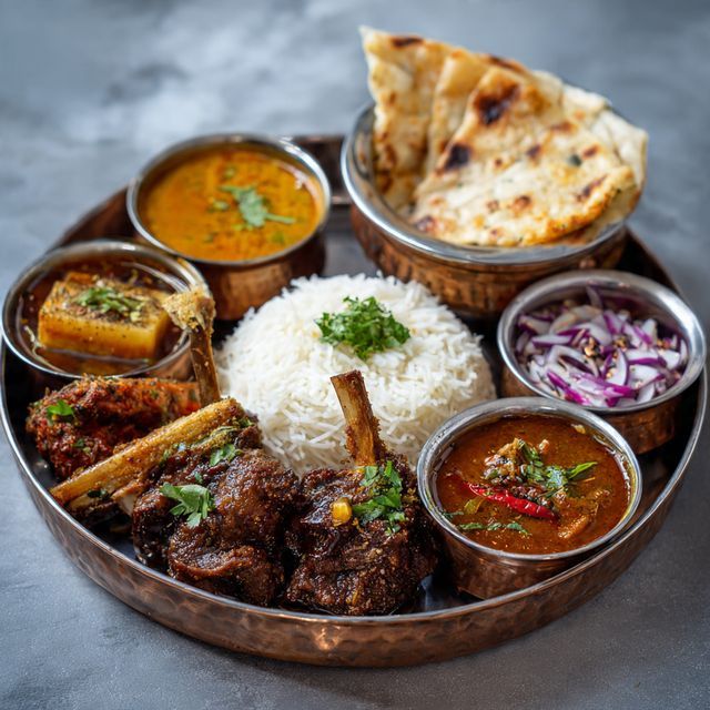 Mutton Thali Set